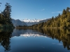 Mt Tasman (l) en Mt Cook (r)